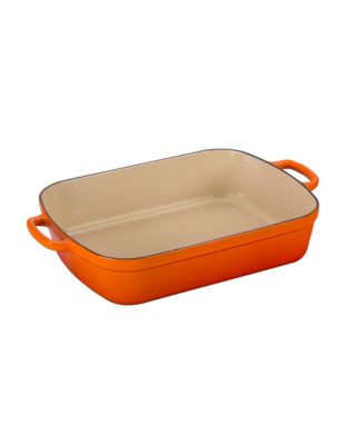 Le Creuset 4.9L Cast Iron Roaster - FLAME - 4.9L