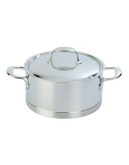 Demeyere Atlantis Dutch Oven and Saucepot with Lid - SILVER - 5.2L