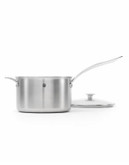 Ricardo Stainless Steel 4.2qt Saucepan with glass lid - STAINLESS STEEL