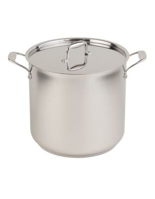 Paderno 19 Litre Steel Stock Pot - STAINLESS STEEL - 19