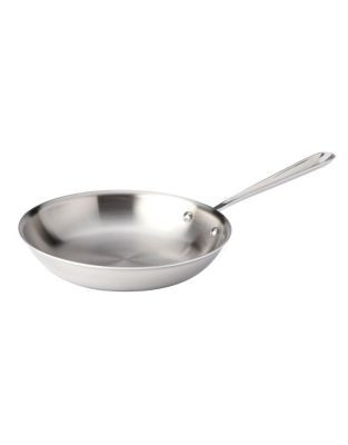 All-Clad 10 Inch 25.4cm Stainless Steel Fry Pan - SILVER