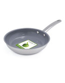Green Pan New York Stainless Steel 8 inch Open Fry Pan - GREY