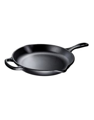 Le Creuset Round 10" Side Spout Skillet - LICORICE - 26CM