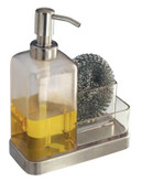 Interdesign Inc Forma 2-Soap and Sponge Caddy - CLEAR
