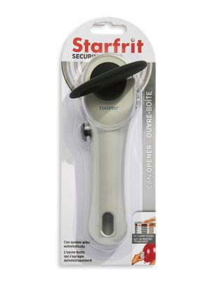 Starfrit Can Opener with Automatic Grip - SILVER
