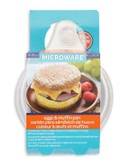 Nordicware Microwavable Egg and Muffin Pan - WHITE