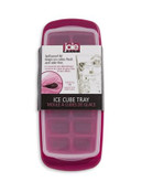 Joie Ice Cube Tray with Tabbed Lid - PLUM