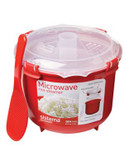 Klipit Microwave Rice Steamer - RED