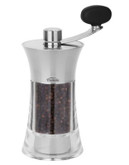 Trudeau Easy Grind 7 Inch Pepper Mill - SILVER/CLEAR