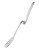 Trudeau Stainless Steel No Mess Jar Fork - SILVER