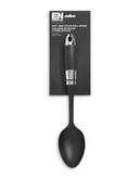 Essential Needs Soft Grip Plastic Soup Spoon - BLACK
