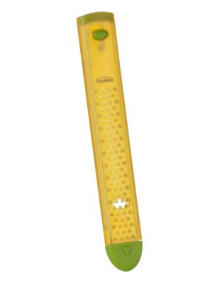 Trudeau Zest Grater and Protective Handle - YELLOW
