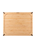 Cuisinart 11 Inchx14 Inch Non-Slip Bamboo Cutting Board - BROWN