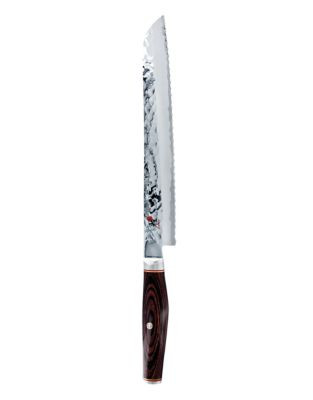 Miyabi 6000MCT Bread Knife 9 inch 220 mm Scalloped Edge - BROWN