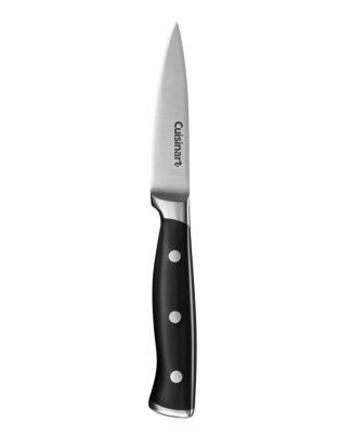 Cuisinart 3.5 Inch Forged Triple Riveted Paring Knife - BLACK - 3.5