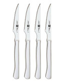 Zwilling J.A.Henckels Twin 4 Piece Stainless Steak Knives - SILVER