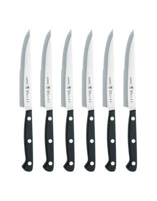 Henckels International Classic S 6 Piece Steak Knife Set - BLACK