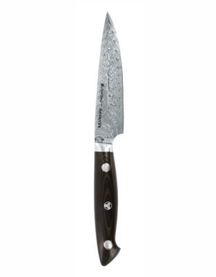 Bob Kramer Euroline SS Damascus Collection Utility Knife 5 inch 130 mm - BLACK - 5