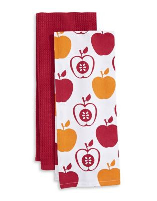 Cantina Two-Pack Cantina Tea Towels - RED - KITCHEN TOWEL