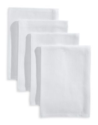 Cantina Set of Four Flour Sack Towels - WHITE