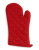 Bon Appetit Quilted Cotton Oven Mitt One Piece - RED
