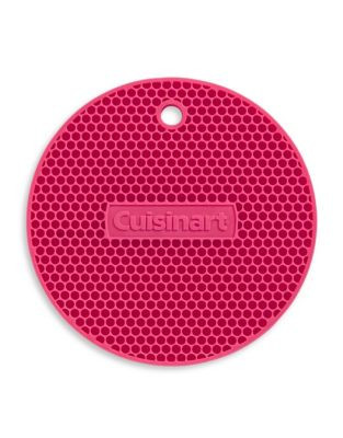 Cuisinart Round Silicone Trivet - RED