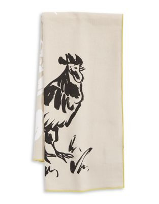 Distinctly Home Chicken Print Tea Towel-MULTI - MULTI-COLOURED - 20X27 IN