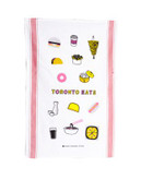 Drake General Store Toronto Eats Tea Towel - RED
