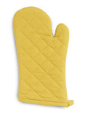 Bon Appetit Quilted Cotton Oven Mitt One Piece - YELLOW