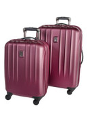 Travelpro Two-Piece Protech 24-Inch and Carry-On Luggage Set - RED - 2 PIECE