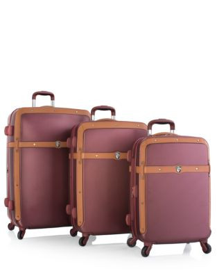 Heys Heritage Three-Piece Luggage Set - RED - 3PC