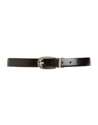 Nine West 1 inch Reversible Belt - BLACK/BROWN - LARGE