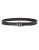 Calvin Klein Reversible Skinny Leather Belt - BLACK/BLACK - LARGE