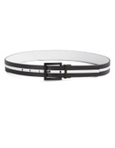 Calvin Klein Reversible Embossed Leather Belt-BLACK WHITE/WHITE - BLACK WHITE/WHITE - X-LARGE