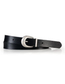 Lauren Ralph Lauren Reversible Leather Belt - BLACK/TAN - MEDIUM