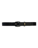 Lauren Ralph Lauren Smooth Patent Belt-BLACK - BLACK - X-LARGE