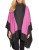 Lauren Ralph Lauren Two-Toned Wrap Poncho-PINK - PINK - LARGE/X-LARGE