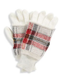 424 Fifth Tartan Gloves - IVORY