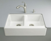 Hawthorne(Tm) Apron-Front, Undercounter Kitchen Sink in White