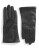 Lord & Taylor Cashmere-Lined 9" Leather Gloves - BLACK - 7