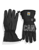Olympic Collection Canada Winter Gloves-BLACK - BLACK - X-SMALL