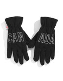 Olympic Collection Canada Fleece Gloves-BLACK - BLACK - LARGE/X-LARGE