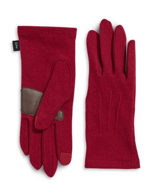 Echo Touch Basic Wool-Blend Gloves-SIENNA - SIENNA - X-LARGE