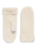 Echo Touchscreen Knit Gloves - WHITE