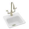 Northland(Tm) Self-Rimming Entertainment Sink in White