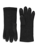 Echo Touchscreen Compatible Knit Gloves - BLACK