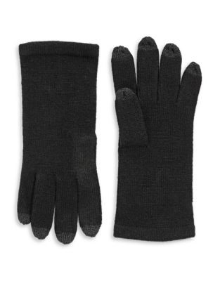 Echo Touchscreen Compatible Knit Gloves - BLACK