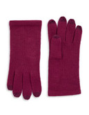 Echo Touchscreen Compatible Knit Gloves - BERRY