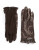 Lauren Ralph Lauren Equestrian Knit Touch Gloves - COFFEE - MEDIUM