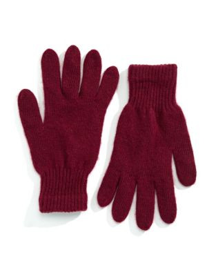 Parkhurst Wool Gloves - BURGUNDY